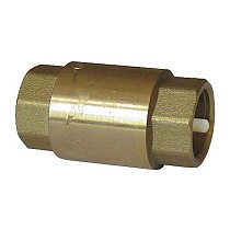 Клапан латунный обратный пружинный DN 100 PN 10 муфтовый пластиковый шток, SGL купить в Самаре | "Проконсим"