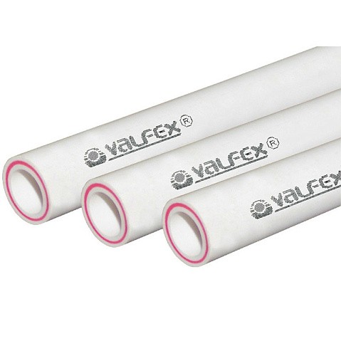 Труба ПП 25х4,2 SDR 6 PN 25 армированная стекловолокном белая Valfex купить в Самаре | "Проконсим"