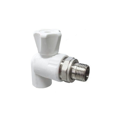 Краны шаровые ПП DN 20-25 PN 25 для радиатора угловые белые Valfex купить в Самаре | "Проконсим" Краны шаровые ПП DN 20-25 PN 25 для радиатора угловые белые Valfex купить в Самаре | "Проконсим"