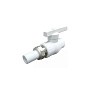 Краны шаровые ПП DN 20-32 PN 25 с односторонним разъемным соединением белые Valfex купить в Самаре | "Проконсим"