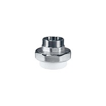 Муфты ПП DN 75-110 PN 25 разъёмные с наружной резьбой белые Valfex купить в Самаре | "Проконсим"