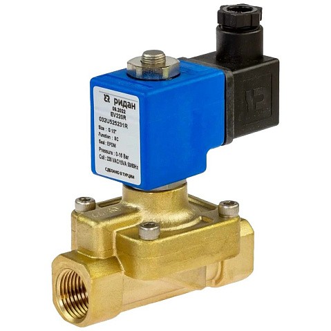 Клапаны электромагнитные DN 15-50 PN 12-16 латунные 220В нормально закрытые EPDM РИДАН EV220R купить в Самаре | "Проконсим" Клапаны электромагнитные DN 15-50 PN 12-16 латунные 220В нормально закрытые EPDM РИДАН EV220R купить в Самаре | "Проконсим"