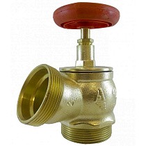 Клапан пожарный латунный угловой 125гр. Апогей КПЛ штуцер-штуцер с датчиком ДППК купить в Самаре | "Проконсим"