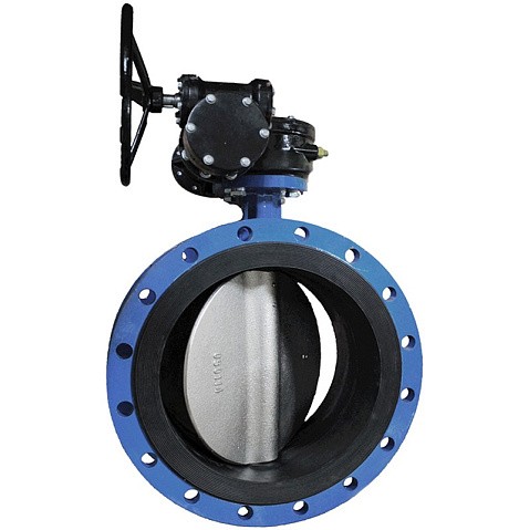 Затвор дисковый поворотный DN 1000 PN 10(16) фланцевый с диском из чугуна уплотнение-EPDM редуктор СибЗТА купить в Самаре | "Проконсим"