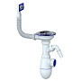 Сифон для мойки Unicorn B430VP, без отвода, 3 1/2'' х40 с отводом для стиральной машины, прямоугольный перелив купить в Самаре | "Проконсим"