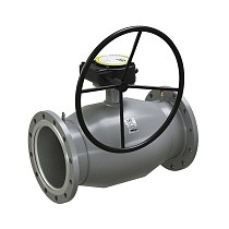 Краны стальные шаровые регулирующие DN 125-300 PN 25 цельносварные фланцевые с редуктором LD Energy Regula купить в Самаре | "Проконсим"