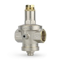 Регулятор давления DN 15-50 PN 16 мембранный никелированный под манометр VARMEGA купить в Самаре | "Проконсим"