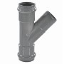 Тройник раструбный НПВХ SDR26 45гр DN 110-110 PN 10 Хемкор купить в Самаре | "Проконсим"