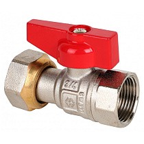 Краны латунные шаровые DN 15-20 PN 40 никелированные бабочка муфта-накидная гайка MVI BV.530 купить в Самаре | "Проконсим"