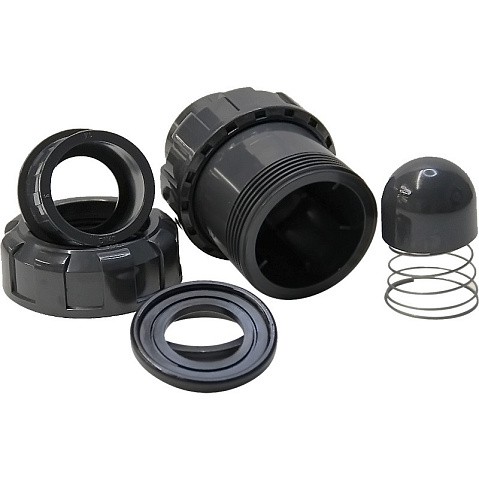 Клапан обратный пружинный НПВХ DN 50 уплотнение EPDM черный Aquaviva SHV050 купить в Самаре | "Проконсим"