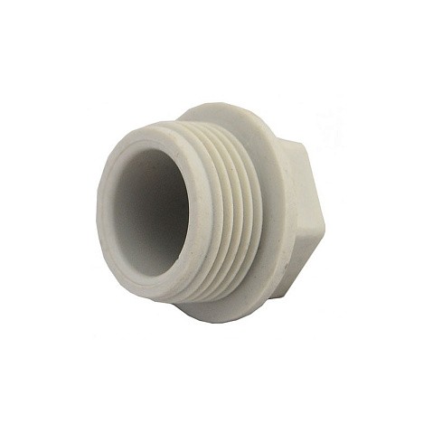 Заглушка полипропиленовая резьбовая VALFEX 25 PN 25 G-3/4'' серый купить в Самаре | "Проконсим"