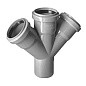 Крестовина ПП для канализации косая 45гр. 110- 50- 50 Valfex купить в Самаре | "Проконсим"
