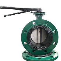 Затворы чугунные дисковые DN 50-150 PN 16 фланцевые с диском из нержавеющей стали рычаг GALA Тип.2123-G купить в Самаре | "Проконсим"