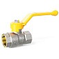 Кран латунный шаровой LD Pride GAS DN15 PN 40 никелированный рычаг муфта-муфта купить в Самаре | "Проконсим"