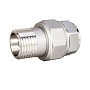 Американки латунные DN 15-50 PN 40 никелированные муфта-штуцер прямые LD Pride купить в Самаре | "Проконсим"