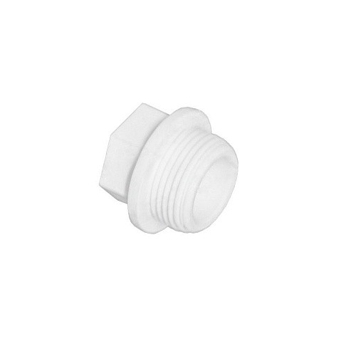 Заглушка резьбовая ПП  3/4'' PN 25 белая VALFEX Pro купить в Самаре | "Проконсим"