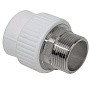 Муфта комбинированная ПП 32-1'' PN 25 под ключ с наружной резьбой белая VALFEX  купить в Самаре | "Проконсим"