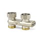 Узелы нижнего подключения VARMEGA VM139 DN20 прямой двухтрубный 3/4''x3/4'' евроконус, перекрёстный муфта-штуцер купить в Самаре | "Проконсим"
