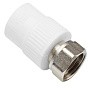 Муфта комбинированная ПП 20-1/2'' PN 25 с накидной гайкой белая VALFEX  купить в Самаре | "Проконсим"