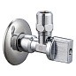 Кран латунный шаровой угловой MVI BV.464 DN 15-цанга 10 PN 10 наружная-M10 штуцер бабочка купить в Самаре | "Проконсим"
