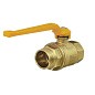 Кран латунный шаровой газовый 11Б27п DN40 PN40 рычаг муфта-штуцер БАЗ Standart купить в Самаре | "Проконсим"