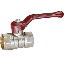 Краны латунные шаровые DN 15-50 PN 25-40 никелированные рычаг муфта-муфта Temper купить в Самаре | "Проконсим"