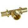 Тройник латунный для PEX труб 16-1/2''-16 PN 16 S-2,2мм под надвижную гильзу Valfex VF.433.AF купить в Самаре | "Проконсим"