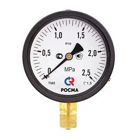 Манометр общетехнический Росма ТМ-510Р.00, до 0,16МПа M20x1,5, 100мм, радиальное присоединение, класс точности 1.5, IP54 купить в Самаре | "Проконсим" Манометр общетехнический Росма ТМ-510Р.00, до 0,16МПа M20x1,5, 100мм, радиальное присоединение, класс точности 1.5, IP54 купить в Самаре | "Проконсим"