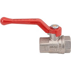  Латунный шаровой кран Ду40 Ру25 Valfex VF.214.NR1.112.DP 11Б27фт1М ВР-ВР, проход , рычаг. (111101037) со склада Проконсим в Самаре