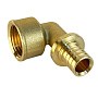 Угольник латунный для PEX труб 16-1/2'' PN 16 S-2,2мм под надвижную гильзу Valfex VF.452.AF купить в Самаре | "Проконсим"