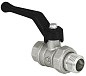 Кран латунный шаровой 11Б27фт1М DN 32 PN 40 никелированный рычаг-американка Valfex.223 DeltaPro купить в Самаре | "Проконсим"
