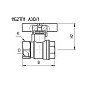 Кран латунный шаровой 11Б27п1 DN15 PN40 бабочка муфта-муфта БАЗ Standart купить в Самаре | "Проконсим"