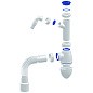 Сифон для умывальника Unicorn А520V, 40х50 гибкий отвод, 1 1/2'' х40 с отводом для стиральной машины преходник 40х32 купить в Самаре | "Проконсим"