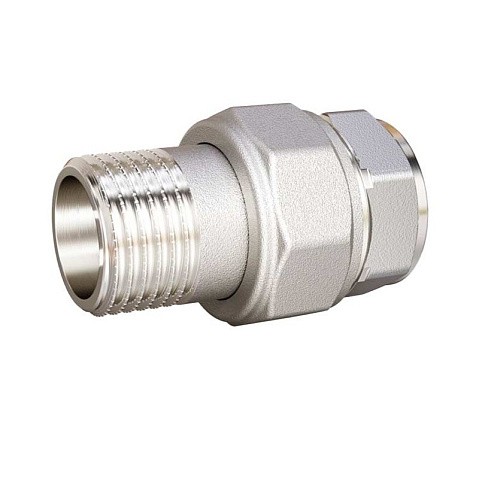 Американки латунные DN 15-50 PN 40 никелированные муфта-штуцер прямые LD Pride купить в Самаре | "Проконсим" Американки латунные DN 15-50 PN 40 никелированные муфта-штуцер прямые LD Pride купить в Самаре | "Проконсим"