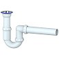 Сифон для умывальника Unicorn Y110, 40х40 прямой отвод, 1 1/2'' х40 чаша из нержавеющей стали купить в Самаре | "Проконсим"