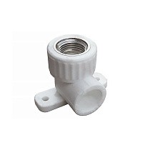 Угольники установочные ПП DN 20-25 PN 25 с внутренней резьбой белые PlasticPro купить в Самаре | "Проконсим"