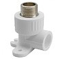 Угольник установочный ПП 20-1/2'' PN 25 с наружной резьбой белый РТП 10806 купить в Самаре | "Проконсим"