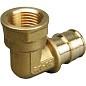 Угольник латунный для PEX труб 16-1/2'' PN 10 OP под надвижную гильзу с внутренней резьбой ONE PLUS купить в Самаре | "Проконсим"