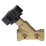 Клапаны балансировочные латунные DN 15-50 PN 16 наклонный с трубчатыми измерительными ниппелями РИДАН MNT-R купить в Самаре | "Проконсим"