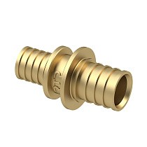 Муфты латунные для PEX-PEX труб DN 20-40 PN 16 переходные под надвижную гильзу РосТурПласт купить в Самаре | "Проконсим"