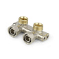 Узелы нижнего подключения VARMEGA VM139 DN20 угловой двухтрубный 3/4''x3/4'' евроконус, перекрёстный муфта-штуцер купить в Самаре | "Проконсим"