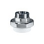 Муфта усиленная комбинированная разъёмная VALFEX 20 PN 25 G-1/2'' американка-НР белая купить в Самаре | "Проконсим"