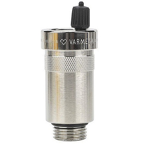 Воздухоотводчик VARMEGA VM134 O-ring DN15 PN10 вертикальный выпуск НР-1/2'' автоматический купить в Самаре | "Проконсим"
