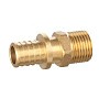 Муфта латунная для PEX DN 16 с наружной резьбой 1/2'' под надвижную гильзу PLP купить в Самаре | "Проконсим"
