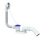 Сифон для ванны Unicorn S11, 40х50 отвод 45гр., 1 1/2'' х40 чаша из нержавеющей стали, круглый перелив купить в Самаре | "Проконсим"