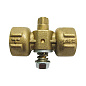 Кран латунный шаровой 11Б18бк(у)2 DN 15 PN 16 под манометр G1/2''хG1/2'' без контрольного фланца муфта-муфта без рычага Пензапромарматура купить в Самаре | "Проконсим"