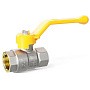 Краны латунные шаровые газовые DN 15-50 PN 25-40 никелированные рычаг муфта-муфта LD Pride GAS купить в Самаре | "Проконсим"