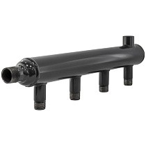 Коллектор распределительный стальной DN 25 PN 16 вход 15-15 2 выхода НР 1/2'' выход под кран Маевского, универсальный PLP купить в Самаре | "Проконсим"