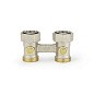 Узелы нижнего подключения VARMEGA VM141 DN20 прямой двухтрубный 3/4''x3/4'' евроконус муфта-штуцер купить в Самаре | "Проконсим"