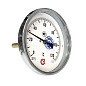 Термометр биметаллический D100 L100мм латунный 0+150/160гр.осевой купить в Самаре | "Проконсим"